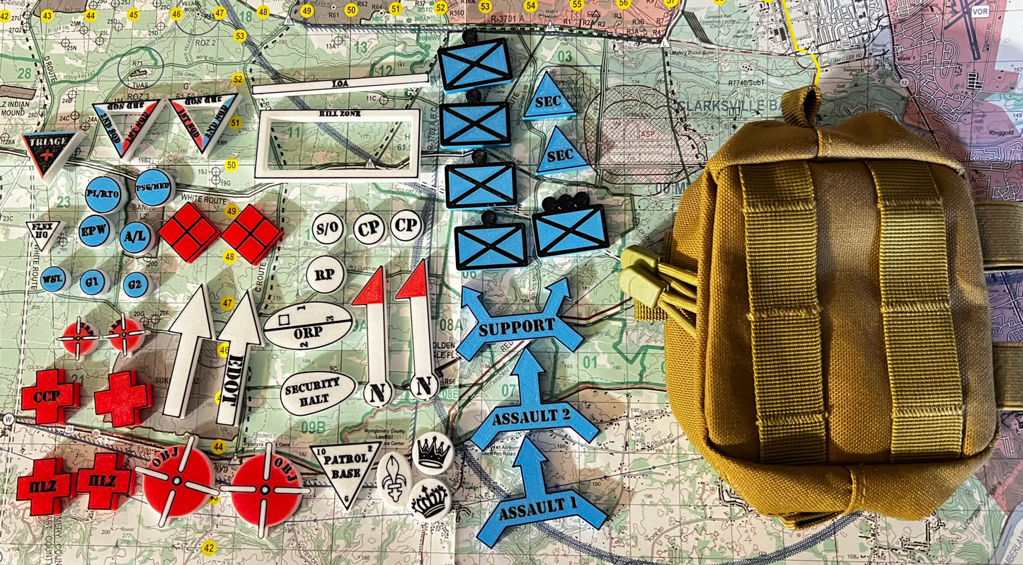3D Printed Military Terrain Model Kit